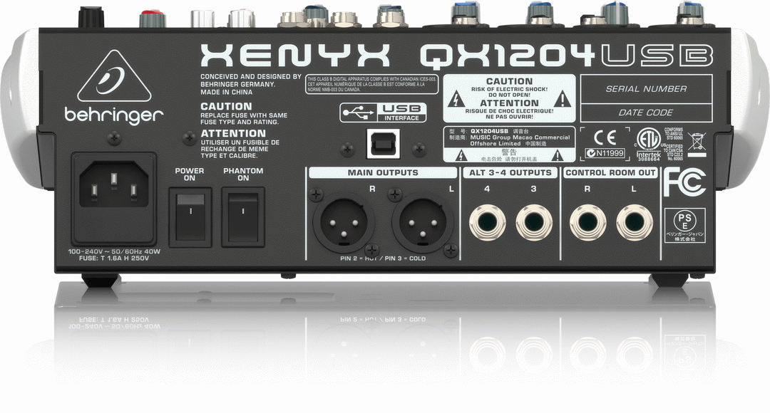 Behringer XENYX QX1204USB Mixer