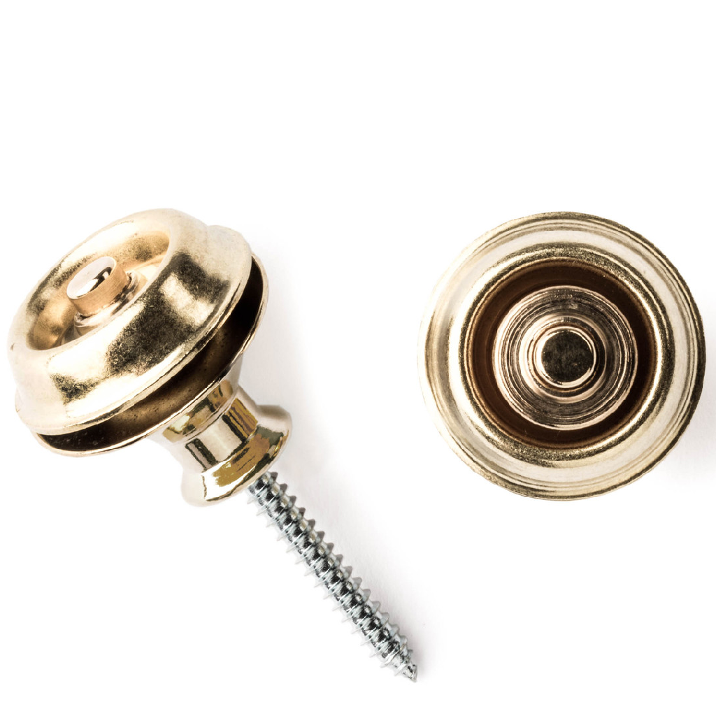 Jim Dunlop Straplok Dual Design Strap Retainer System in Brass