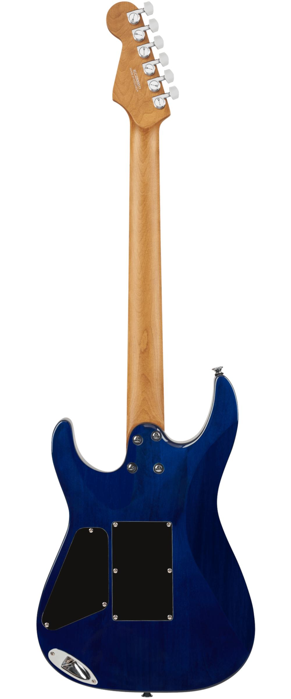 Charvel Pro-Mod Plus DK24 HH 2PT EB QM Electric Guitar in Chlorine Burst