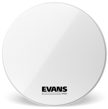 Evans MS1 White Marching 28" Bass Drum Head