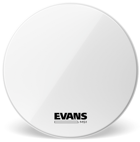 Evans MS1 White Marching 28" Bass Drum Head
