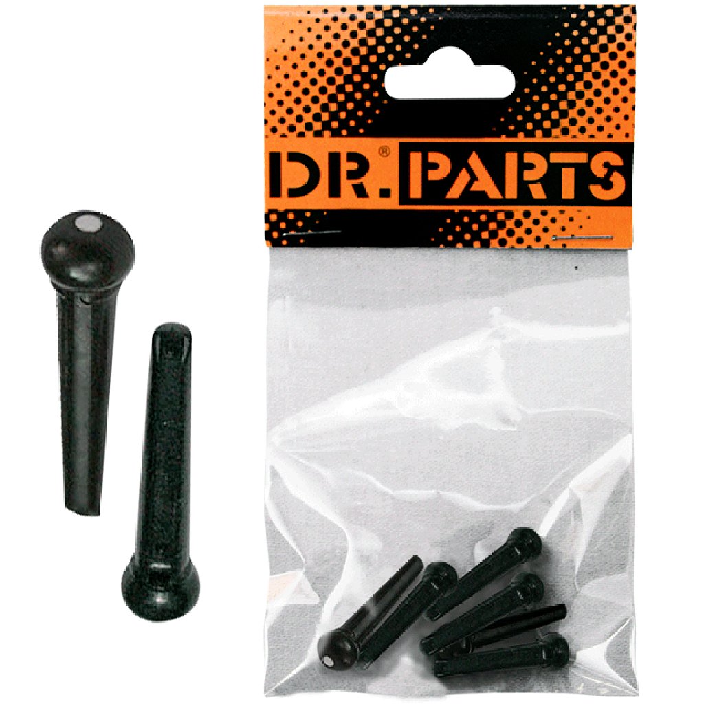 DR PARTS BRIDGE PIN SET 6 PIECES in BLACK