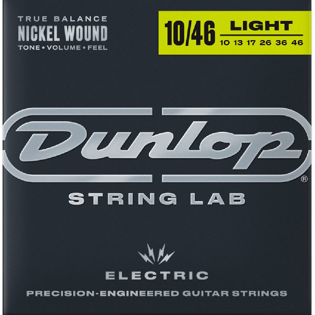 Dunlop Nickel Plated Steel Medium Electric Guitar Strings 10-46 Gauge