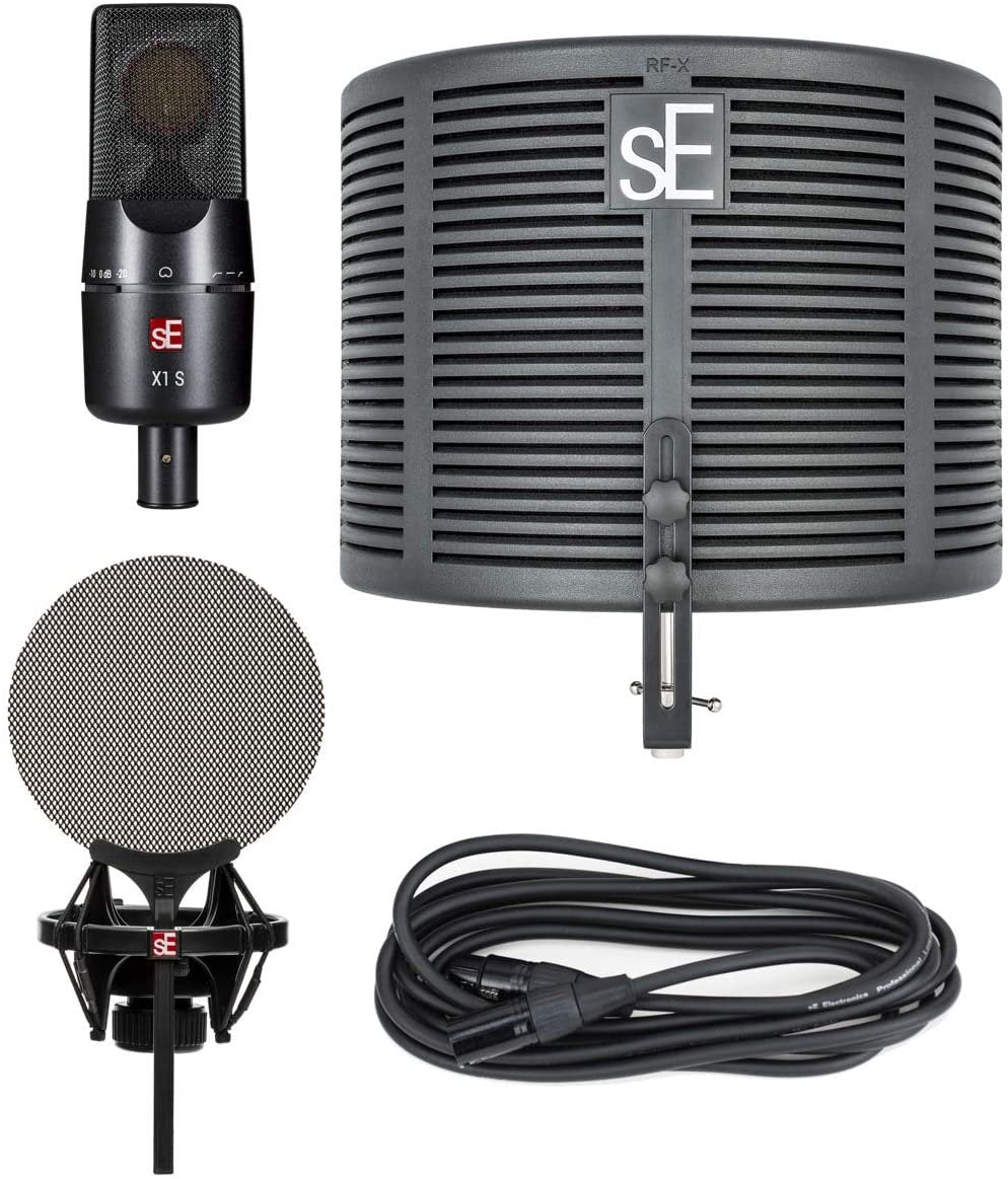 sE Electronics Studio Bundle X1S Condenser + Reflexion Filter + Cable