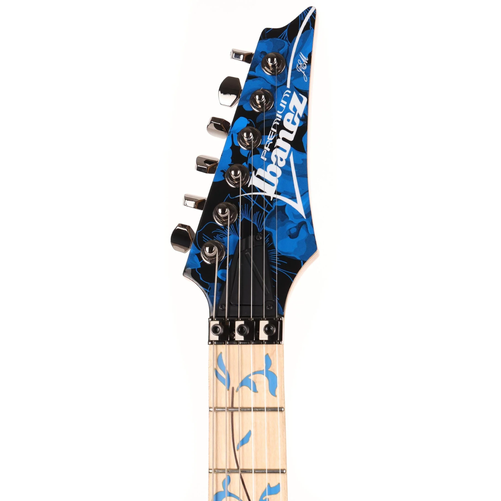 IBANEZ JEM77P Steve Vai Signature Guitar in Blue Floral Pattern