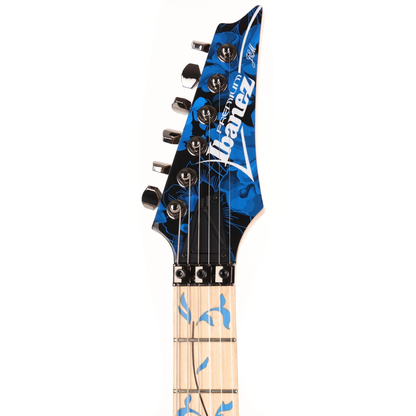 IBANEZ JEM77P Steve Vai Signature Guitar in Blue Floral Pattern