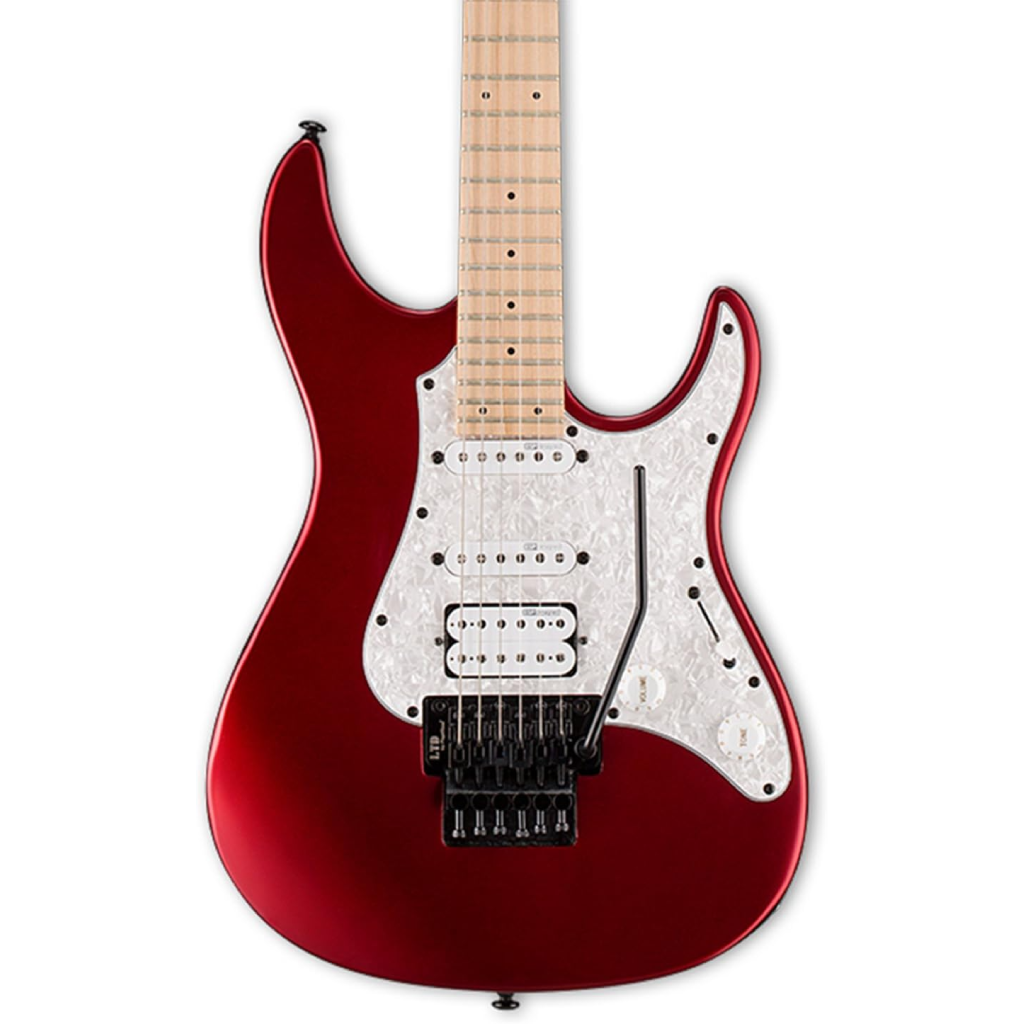 ESP LTD SN 200FR Electric Guitar in Black Cherry Metallic Satin