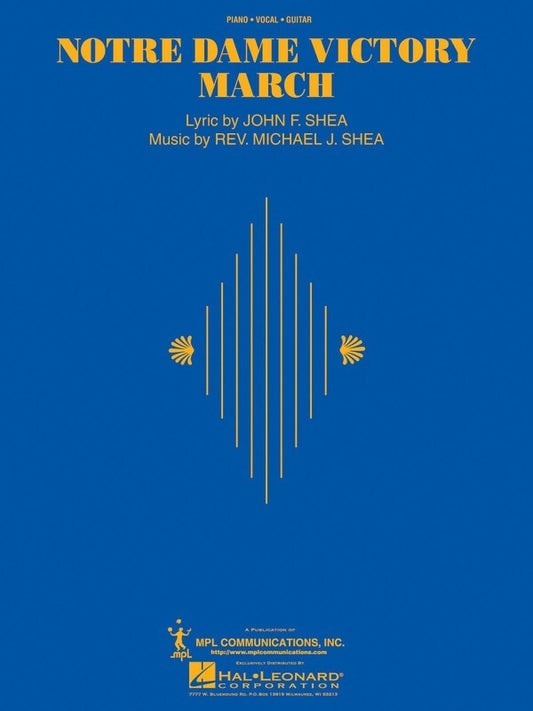 Notre Dame Victory March PVG Single Sheet