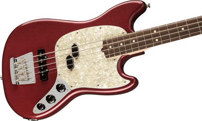 Fender American Performer Mustang Bass, Rosewood Fingerboard in Aubergine