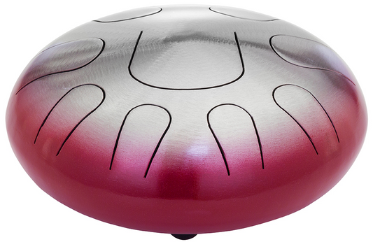 Pearl Awakening C Major Tongue Drum in Natural Crimson Burst