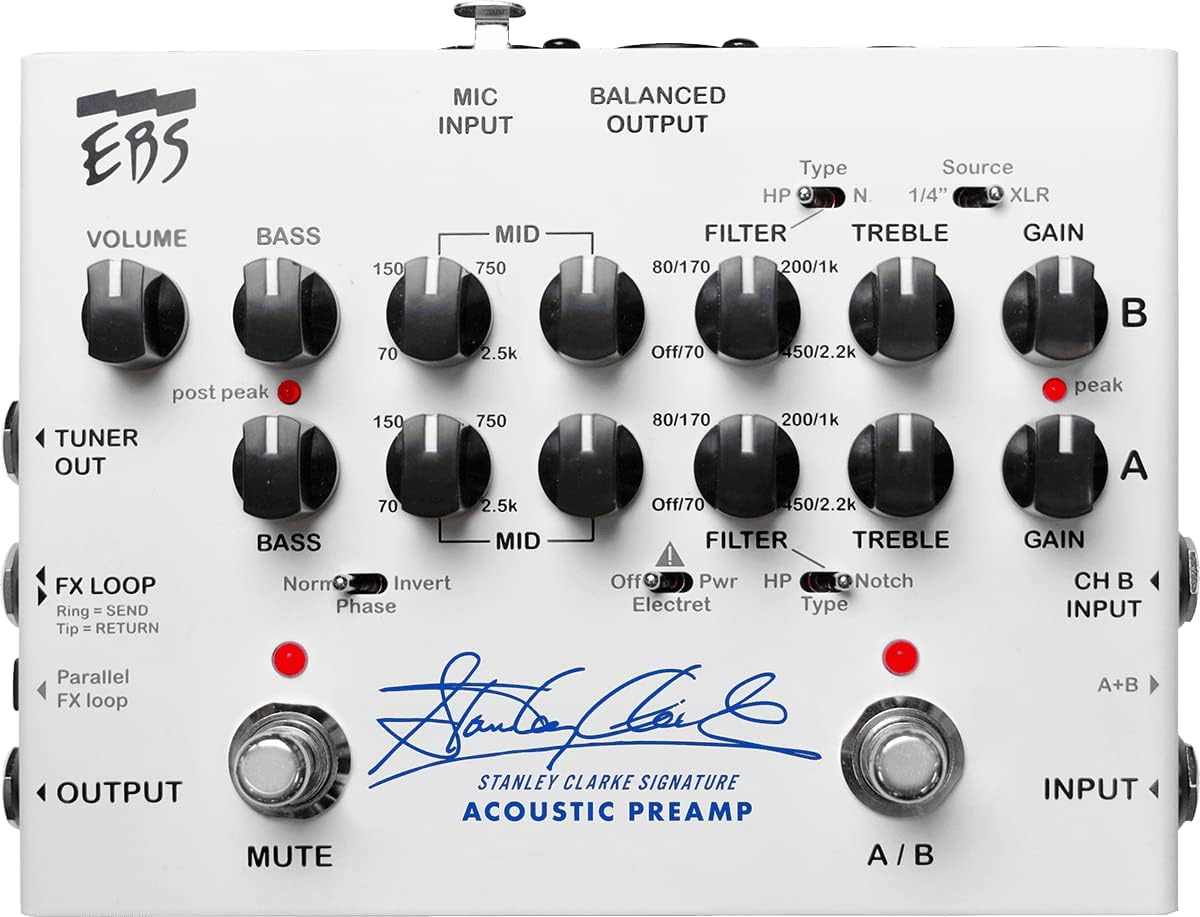 EBS Stanley Clark Signature Acoustic Preamp