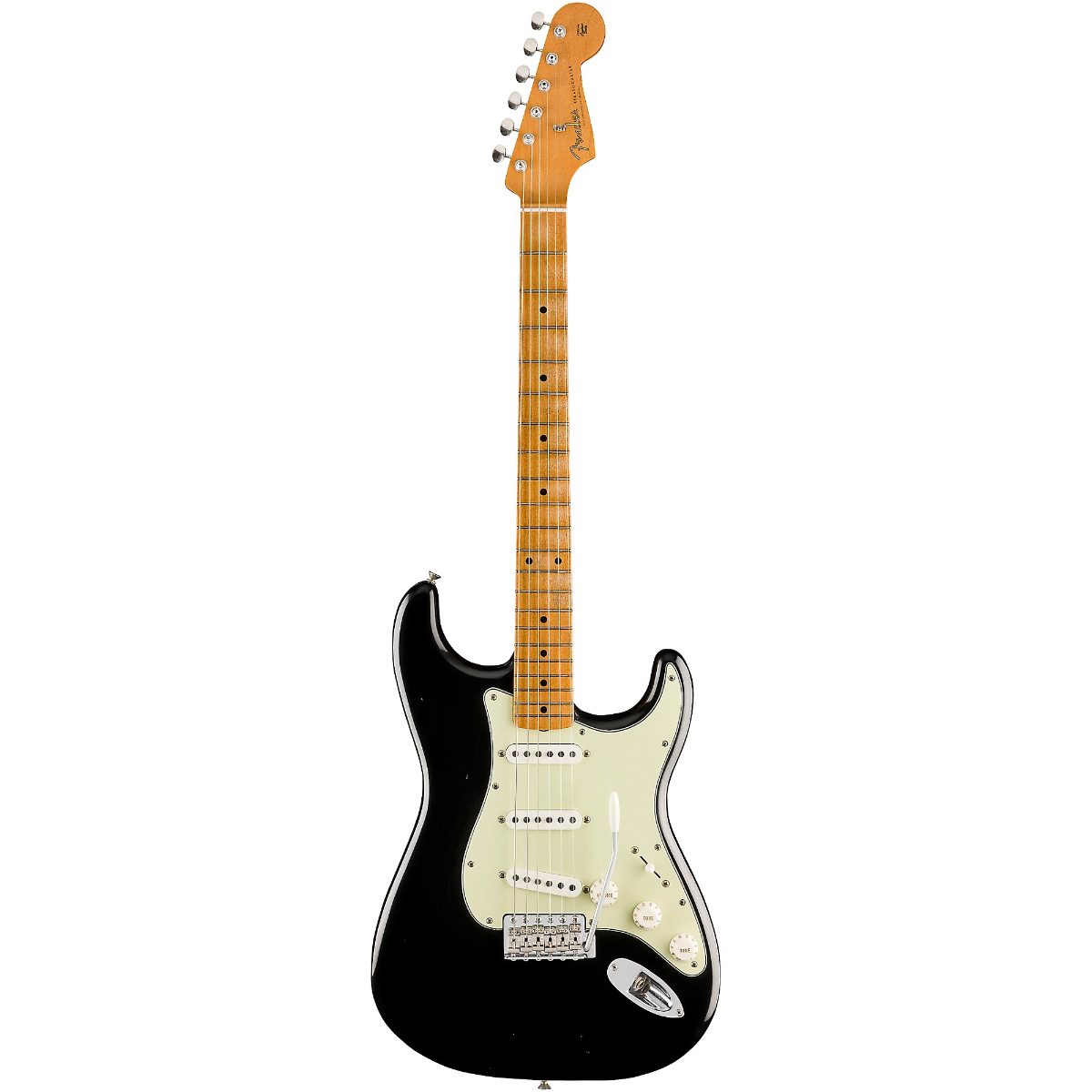 Fender Limited Edition Vintera II Road Worn '60s Stratocaster, Maple Fingerboard in Black