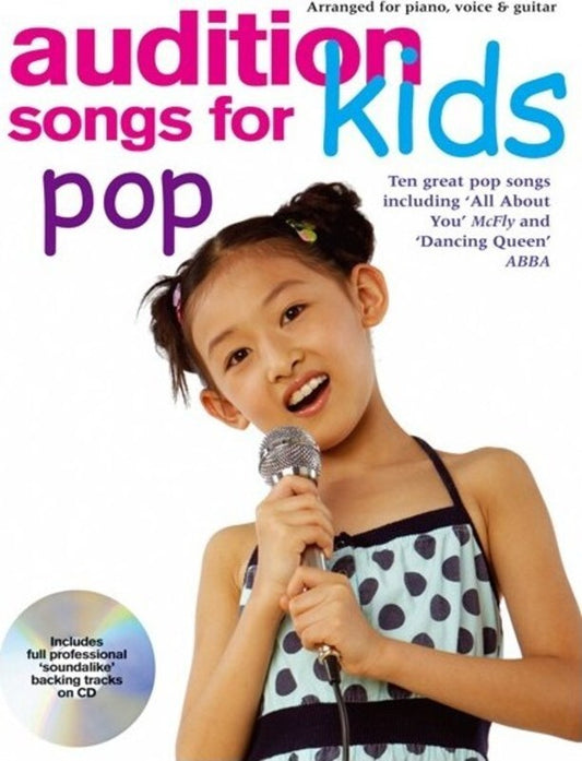 Audition Songs for Kids Pop BK/CD