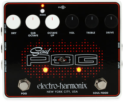 Electro Harmonix Soul POG Octave Generator and Overdrive Pedal