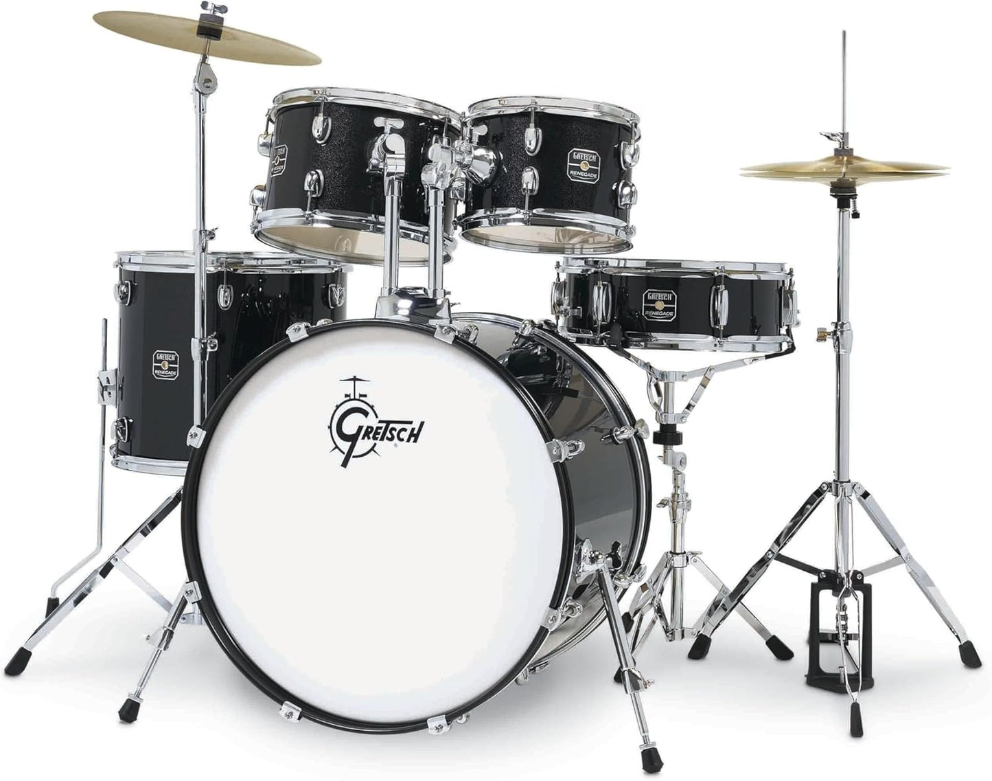 Gretsch Renegade 5-Piece Drum Kit in Black Mist