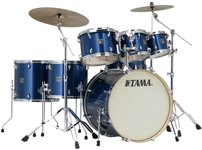 TAMA Superstar Classic 7 Piece Shell Pack in Indigo Sparkle