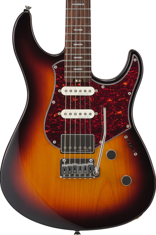 Yamaha PACP12 Pacifica Professional Electric Guitar in Desert Burst | Bonus Line 6 HX One Pedal (Via Redemption)