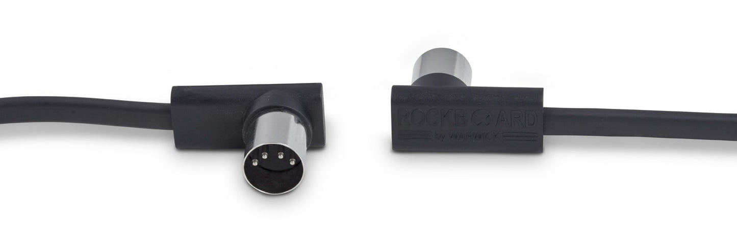 Warwick RockBoard Flat Patch MIDI Cable 30cm in Black
