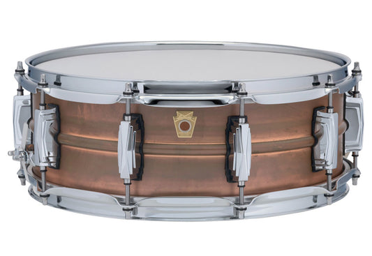 Ludwig Copper Phonic 5" x 14" Smooth Raw Shell Snare Drum