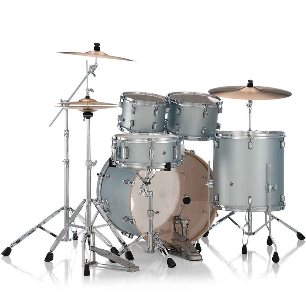 Pearl Decade Maple 5-Piece Fusion Plus Increda-Bundle Drum Kit With Cymbal Pack in Blue Mirage