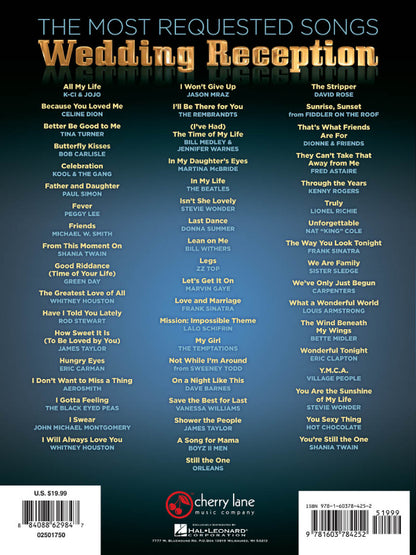 The Most Requested Wedding Reception Songs PVG