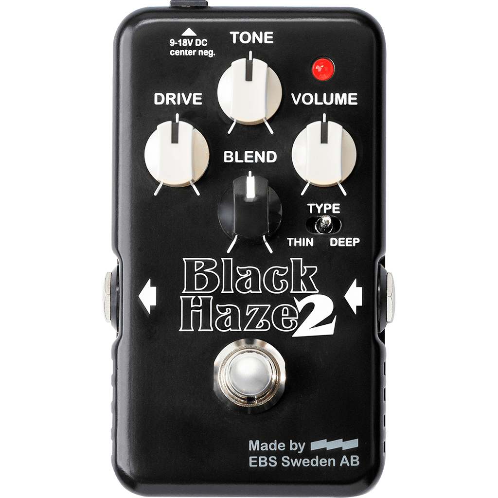 EBS Black Haze 2 Distortion/Overdrive Pedal