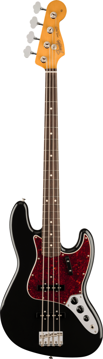 Fender Vintera II 60s Jazz Bass, Rosewood Fingerboard in Black