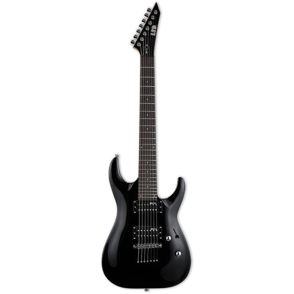 ESP LTD MH 17 7 STRING in BLACK