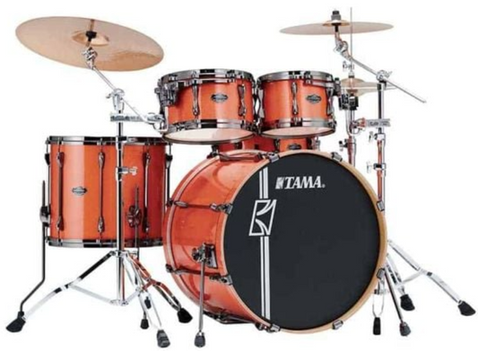 Tama ML52HZBNS Superstar HyperDrive 5 Piece Drum Kit in Bright Orange Sparkle