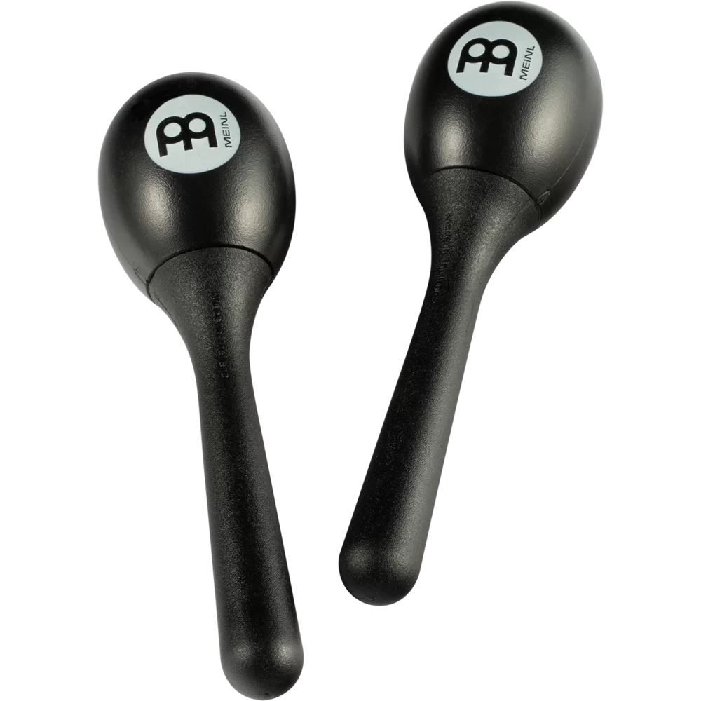 Meinl Percussion Plastic Egg Maracas Pair in Black