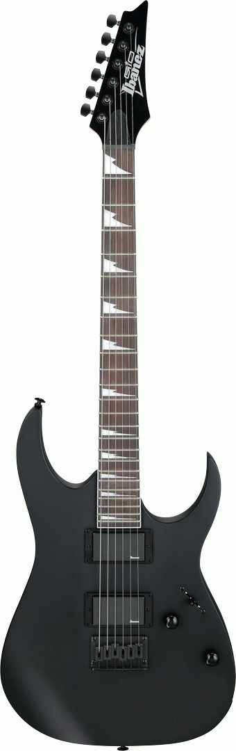 Ibanez GIO GRG121DX Electric Guitar in Black Flat