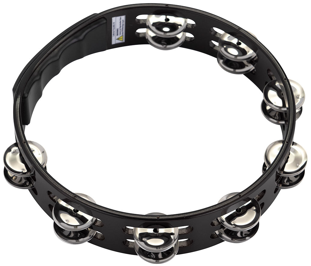 Pearl 10" Headless Wood Tambourine and Stainless Steel Jingles