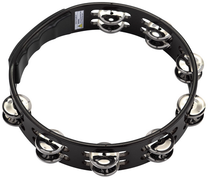Pearl 10" Headless Wood Tambourine and Stainless Steel Jingles