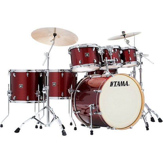 TAMA Superstar Classic 7 Piece Shell Pack in Dark Red Sparkle