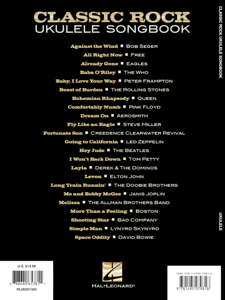 Classic Rock Ukulele Songbook