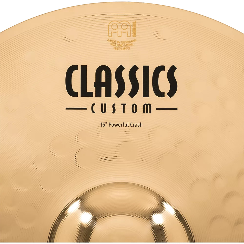 Meinl Cymbals Classics Custom Brilliant 16" Powerful Crash