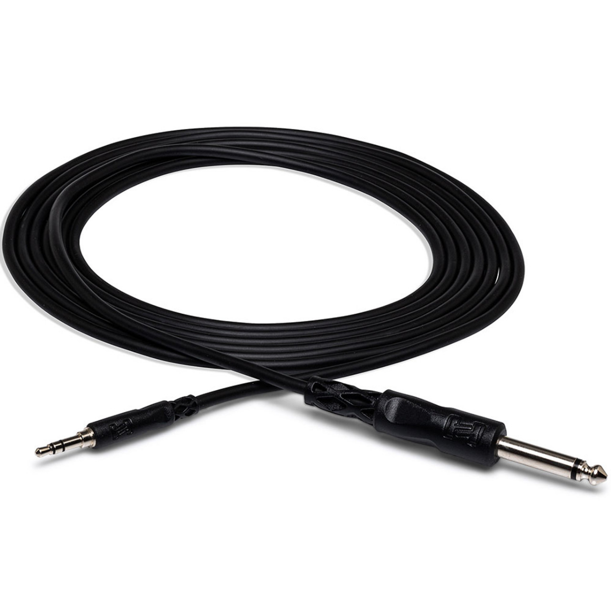Hosa CMP110 Mono Interconnect, 1/4 in TS to 3.5 mm TRS, 10 ft / 3m