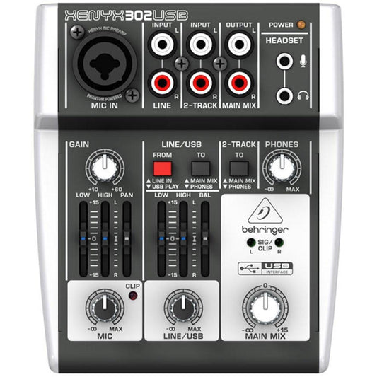 Behringer XENYX 302USB USB mixer