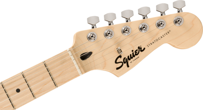 Squier FSR Squier Sonic Stratocaster HT, Maple Fingerboard, White Pickguard in Tropical Turquoise