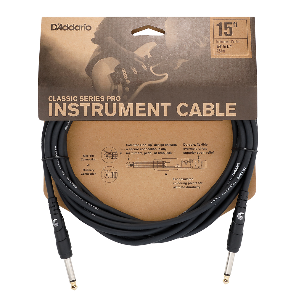 D'Addario Planet Waves 15' Classic Pro Guitar Cable