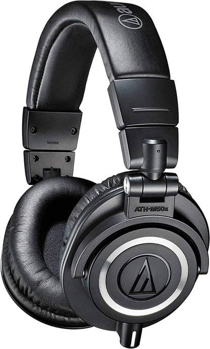 Audio Technica ATH-M50X Premium  Professional Studio Monitor Headphones in Black