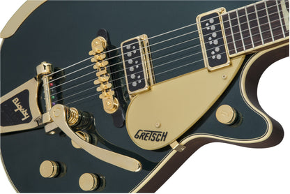 Gretsch G6128T-57 Vintage Select ’57 Duo Jet with Bigsby / TV Jones Pickups in Cadillac Green