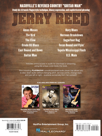 Jerry Reed Guitar Signature Licks BK/OLA Guitar Tab