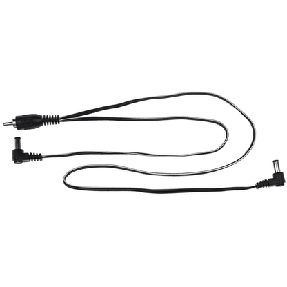 CIOKS 1035 Split Flex 5,5/2,1mm Center Negative DC Plug 30 & 50cm in Black