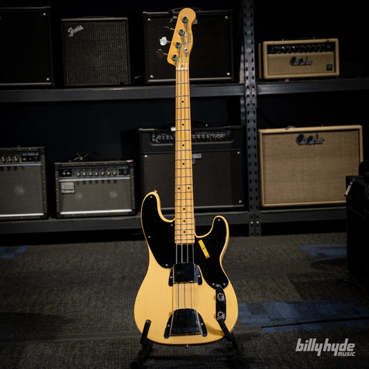 Fender Custom Shop Vintage Custom 1951 Precision Bass NOS Electric Guitar in Nocaster Blonde