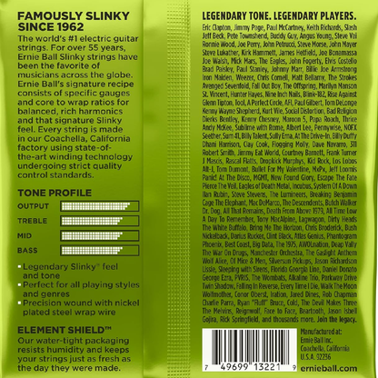 Ernie Ball Regular Slinky Nickel Wound Electric Guitar Strings 3 Pack 10-46 Gauge