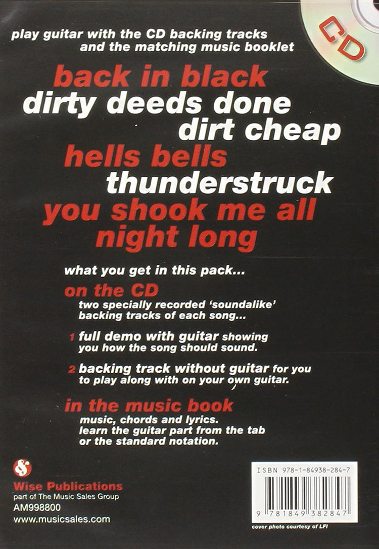 Play Along Guitar AC/DC BOOKLET/CD