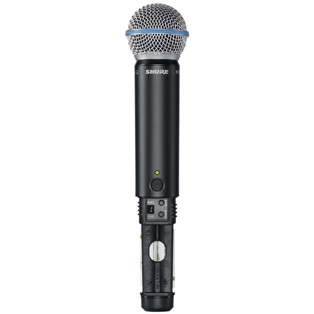 Shure BETA58 Wireless Handheld Transmitter Mic; Auto Setup 614-638MHz