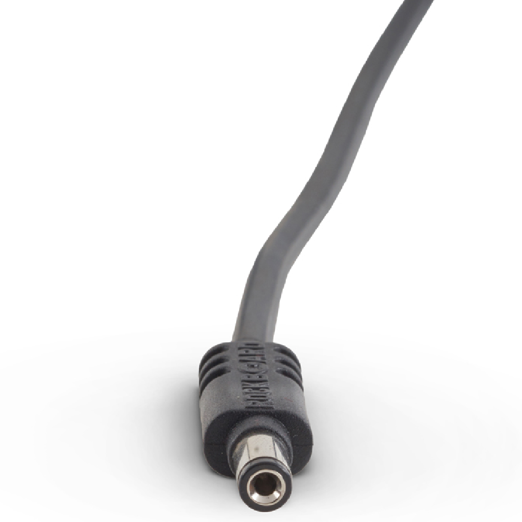 RockBoard 30cm Angled to Straight Power Supply Cable in Black