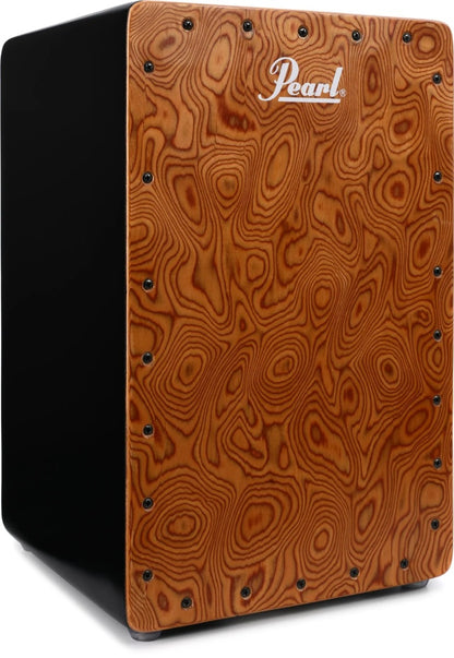 Pearl Percussion Primero Cajon in Figured Cherry Frontplate